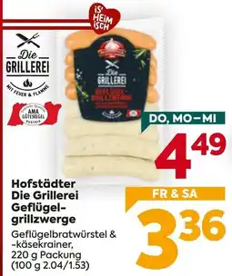 Billa Hofstädter Die Grillerei Geflügel-grillzwerg Angebot