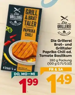 Billa Die Grillerei Brat- und Grilltaler Paprika Chili Angebot