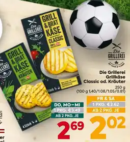 Billa Die Grillerei Grillkäse Classic od. Kräuter Angebot