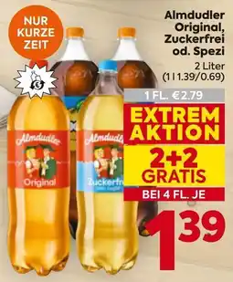 Billa Almdudler Original, Zuckerfrei od. Spezi Angebot
