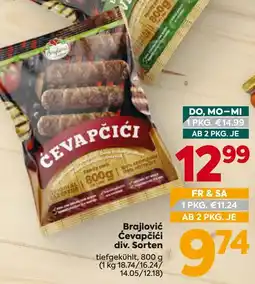 Billa Brajlović Čevapčići Angebot