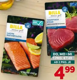 Billa Billa Lachs Naturfilets Angebot