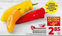 Billa Spitzpaprika bunt Angebot