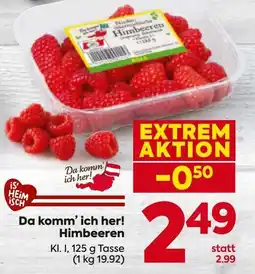 Billa Himbeeren Angebot