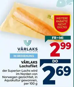 Billa VårLaks Lachsfilet Angebot