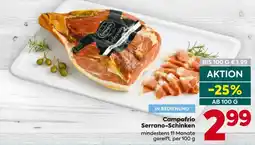 Billa Campofrio Serrano-Schinken Angebot