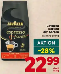 Billa Lavazza espresso Barista Angebot