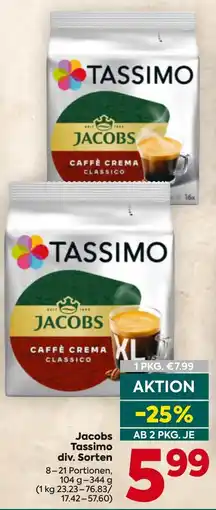 Billa Jacobs Tassimo Caffè Crema Classico Angebot
