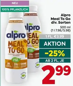 Billa Alpro Meal To Go Angebot
