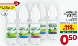 Billa WaldQuelle Mineralwasser Angebot