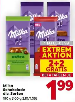 Billa Milka Schokolade Angebot