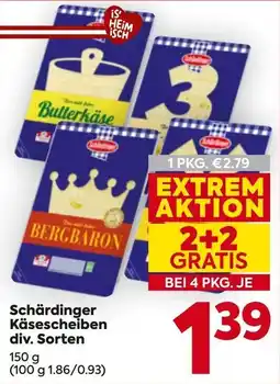 Billa Schärdinger Käsescheiben Angebot
