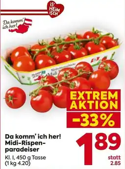 Billa Midi-Rispen-paradeiser Angebot