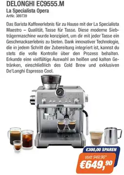 e-tec Delonghi ec9555.m Angebot