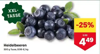 MPreis Heidelbeeren Angebot