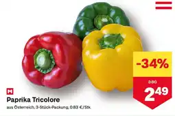 MPreis Paprika tricolore Angebot