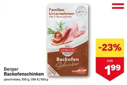 MPreis Berger backofenschinken Angebot