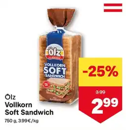 MPreis Vollkorn soft sandwich Angebot
