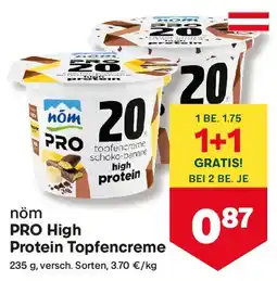 MPreis Nöm pro high protein topfencreme Angebot