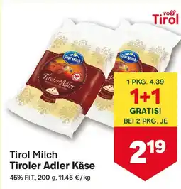 MPreis Tiral mich tiroler adler käse Angebot