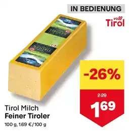 MPreis Tirol milch feiner tiroler Angebot