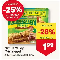 MPreis Nature valley müsliriegel Angebot