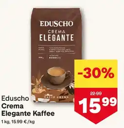 MPreis Eduscho crema elegante kaffee Angebot