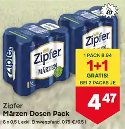 MPreis Zipfer märzen dosen pack Angebot
