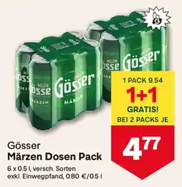 MPreis Gösser märzen dosen pack Angebot