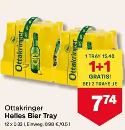 MPreis Ottakringer helles bier tray Angebot