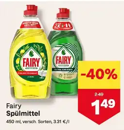 MPreis Fairy spülmittel Angebot