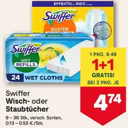 MPreis Swiffer wisch- oder staubtücher Angebot
