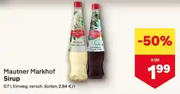 MPreis Mautner markhof sirup Angebot