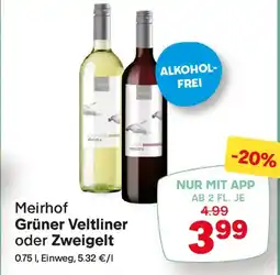 MPreis Meirhof grüner veltliner oder zweigelt Angebot