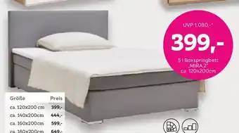 Mömax Boxspringbett mira 2 Angebot