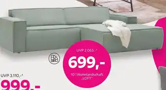 Mömax Wohnlandschaft loft Angebot