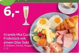 Mömax Grande mia cucina frühstück mit einem glas sekt Angebot