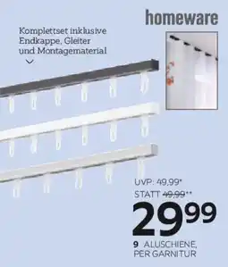 XXXLutz Homeware aluschiene per garnitur Angebot