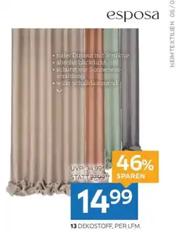 XXXLutz Dekostoff Angebot