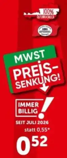 Interspar MWST PREIS-SENKUNG! Angebot