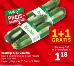 Interspar Knackige SPAR Zucchini Angebot