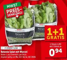 Interspar Spar Premium Batavia Salat mit Wurzel Angebot