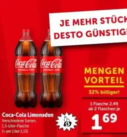 Interspar Coca-Cola Limonaden Angebot