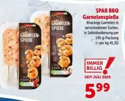 Interspar Spar bbq garnelenspieße Angebot