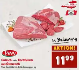 Interspar TANN Gulasch- oder Kochfleisch Angebot
