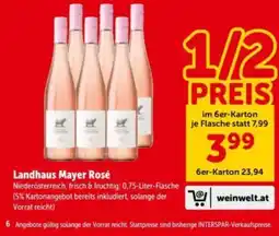 Interspar Landhaus Mayer Rosé Angebot