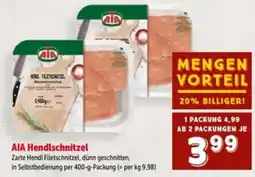 Interspar AIA Hendlschnitzel Angebot