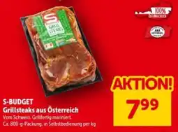 Interspar S-Budget Grillsteaks Angebot