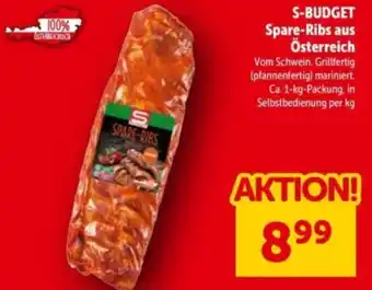 Interspar S-Budget Spare-Ribs Angebot