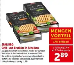 Interspar SPAR BBQ Grill- und Bratkäse in Scheiben Angebot